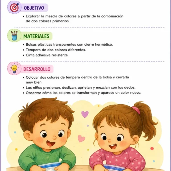 Propuestas para trabajar los colores y sus mezclas