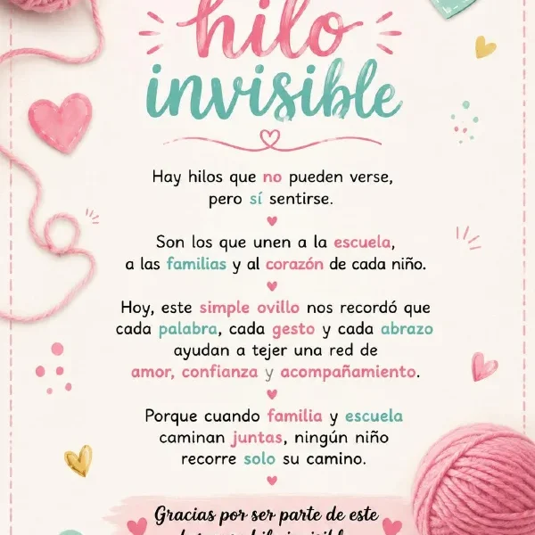 Cartel El hilo invisible