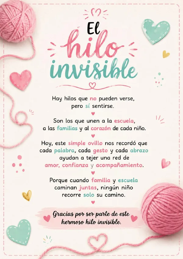 Cartel El hilo invisible