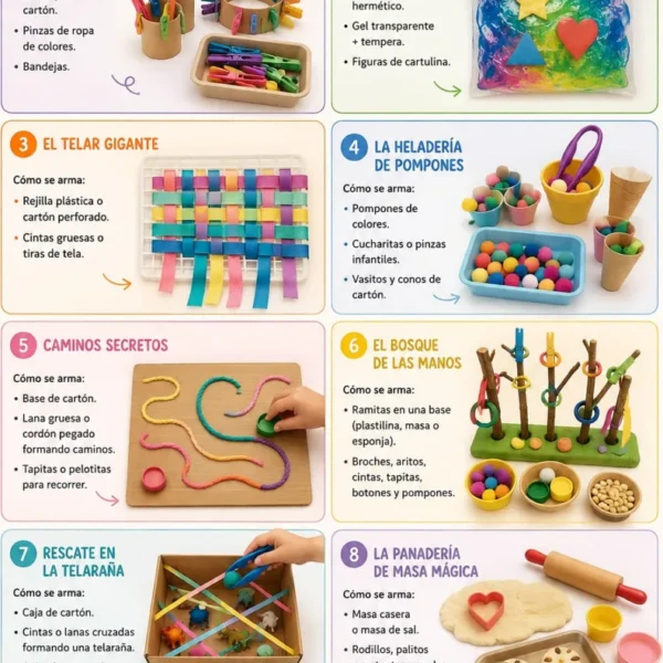 Infografía Mis manos descubren el mundo