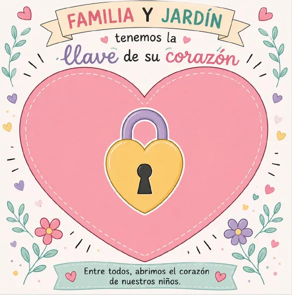 Corazón con candado de La llave del corazón