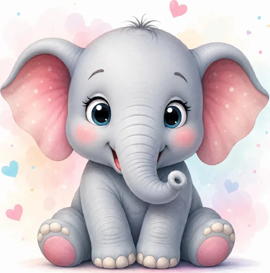 Canción «Para dormir a un elefante»: láminas