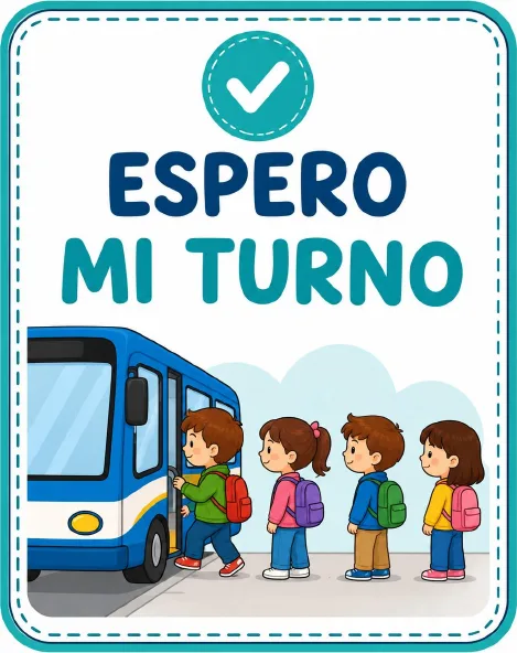 Cartel Espero mi turno