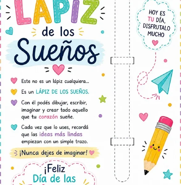 Tarjeta El lápiz de los sueños